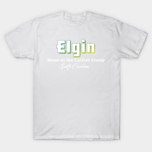 Elgin, South Carolina Yellow Text T-Shirt